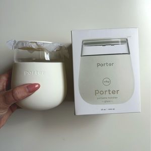 Ivory W&P Porter - Portable Tumbler glass with silicon wrap